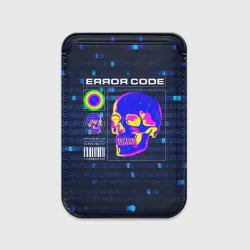 Картхолдер Magsafe магнитный Error code: Hacker Хакер программист