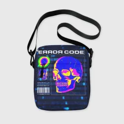 Сумка через плечо 3D Error code: Hacker Хакер программист