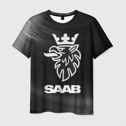 Мужская футболка 3D Saab + Звезды