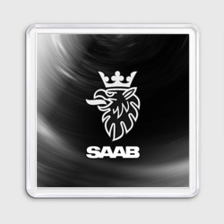 Магнит 55*55 Saab + Звезды