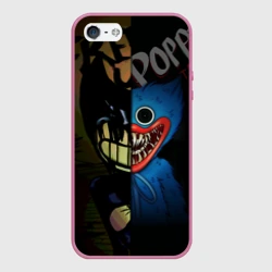 Чехол для iPhone 5/5S матовый Poppy Playtime bendy and the Ink machine