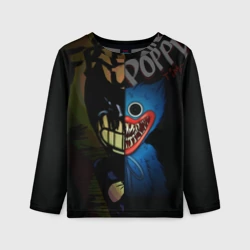 Детский лонгслив 3D Poppy Playtime bendy and the Ink machine