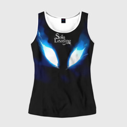 Женская майка 3D Демонический взгляд Solo Leveling