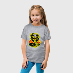 Детская футболка хлопок Кобра кай лого - фото 2