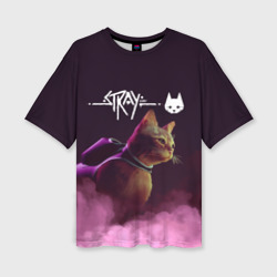 Женская футболка oversize 3D Stray Стрей