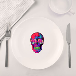 Набор: тарелка + кружка Skull & bicycle - фото 2