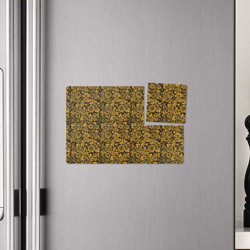 Магнитный плакат 3Х2 Золотые Цветы хохлома - фото 4