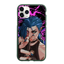 Чехол для iPhone 11 Pro матовый Arcane League Of Legends Jinx Паудер