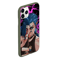 Чехол для iPhone 11 Pro матовый Arcane League Of Legends Jinx Паудер - фото 2