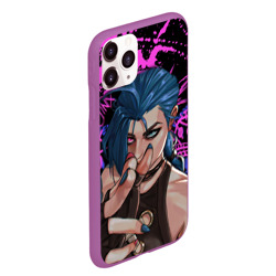 Чехол для iPhone 11 Pro Max матовый Arcane League Of Legends Jinx Паудер - фото 2