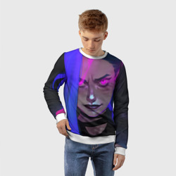 Детский свитшот 3D League Of Legends Arcane Джинкс Jinx Powder - фото 2
