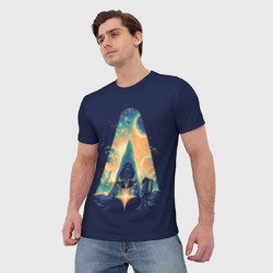 Мужская футболка 3D Astroneer - фото 2