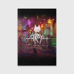 Обложка для паспорта матовая кожа Stray Poster