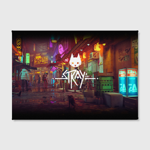 Холст прямоугольный Stray Poster, цвет 3D печать - фото 2