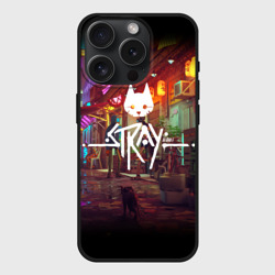 Чехол силиконовый для Apple iPhone 15 Pro матовый Stray Poster