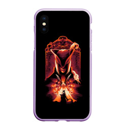 Чехол для iPhone XS Max матовый Лицом к лицу Бладборн