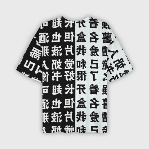 Мужская футболка oversize 3D Zero Two с чупачупсом на Иероглифах Любимый во Франксе, цвет 3D печать - фото 2
