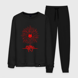 Мужской костюм хлопок Stray red logo