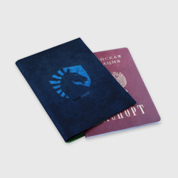 Обложка для паспорта матовая кожа Команда Team Liquid - фото 2