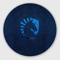 Круглый коврик для мышки Команда Team Liquid