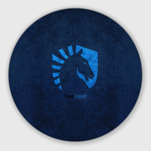 Круглый коврик для мышки Команда Team Liquid