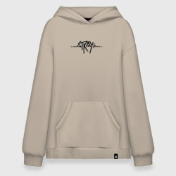 Худи SuperOversize хлопок Stray Logo +спина