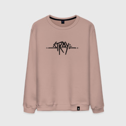 Мужской свитшот хлопок Stray Logo +спина