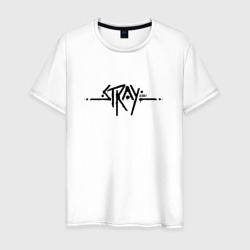 Мужская футболка хлопок Stray Logo +спина