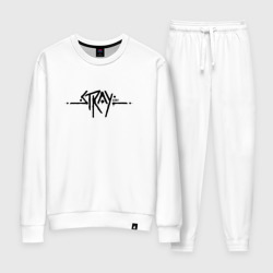 Женский костюм хлопок Stray Logo +спина