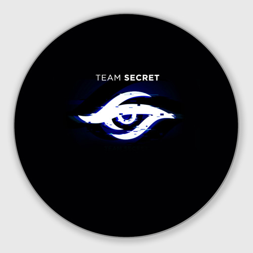 Круглый коврик для мышки Команда Team Secret