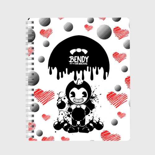 Тетрадь Bomb love bendy and the Ink machine
