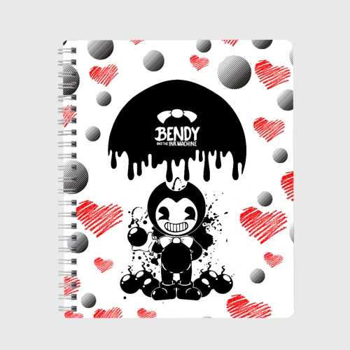 Тетрадь Bomb love bendy and the Ink machine