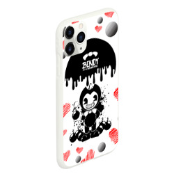 Чехол для iPhone 11 Pro Max матовый Bomb love bendy and the Ink machine - фото 2