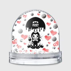 Игрушка Снежный шар Bomb love bendy and the Ink machine