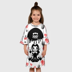 Детское платье 3D Bomb love bendy and the Ink machine - фото 2
