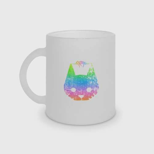 Кружка матовая стеклянная Stray gradient