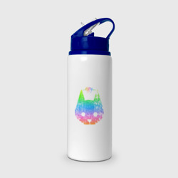 Бутылка для воды с трубочкой Stray gradient