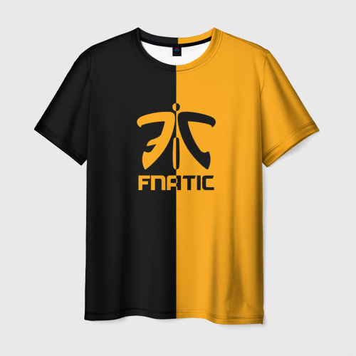Мужская футболка 3D с принтом Команда Fnatic, вид спереди #2