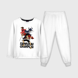 Детская пижама с лонгсливом хлопок Samurai champloо