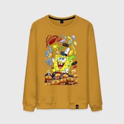 Мужской свитшот хлопок Krabby Patty Cook