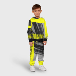 Детский костюм с толстовкой 3D Коллекция "Get inspired!". Абстракция. Fl-42-167-l-yellow - фото 2