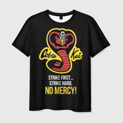 Мужская футболка 3D Cobra Kai - no mercy