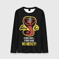 Мужской лонгслив 3D Cobra Kai - no mercy