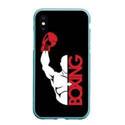 Чехол для iPhone XS Max матовый Бокс Boxing