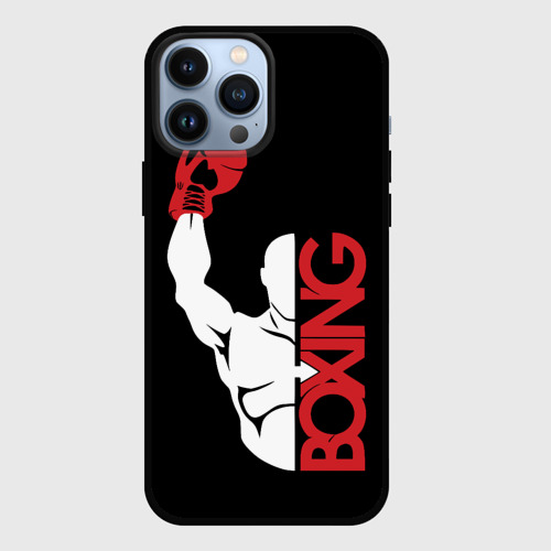 Чехол для iPhone 13 Pro Max с принтом Бокс Boxing, вид спереди №1