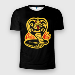 Мужская футболка 3D Slim Cobra Kai - эмблема