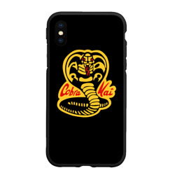 Чехол для iPhone XS Max матовый Cobra Kai - эмблема