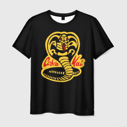 Мужская футболка 3D Cobra Kai - эмблема