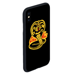 Чехол для iPhone XS Max матовый Cobra Kai - эмблема - фото 2