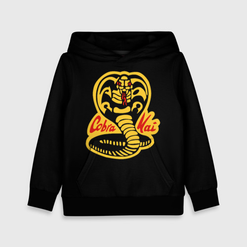 Детская толстовка 3D Cobra Kai - эмблема, цвет черный